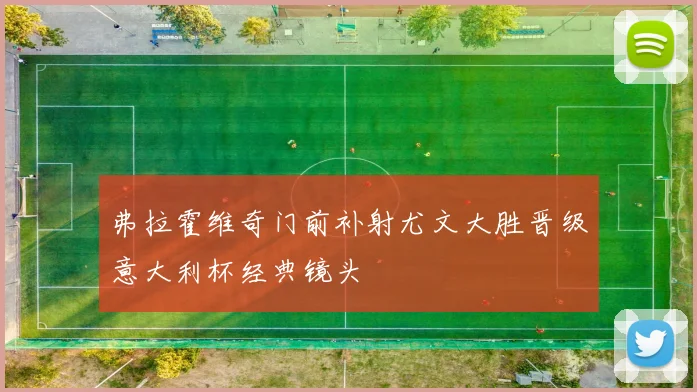 弗拉霍维奇门前补射尤文大胜晋级意大利杯经典镜头